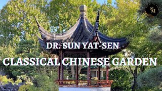 Dr Sun Yatsen Classical Chinese Garden Vancouver BC  Walking in the Chinese garden [upl. by Ymled]