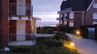 Sonnenaufgang Duhnen Strand Neuwerk Cuxhaven live Webcam am 25421 [upl. by Ecnahs]