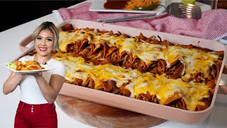 The Best RESTAURANT STYLE RED CHICKEN ENCHILADAS You Can Make at HOME Claudia’s SPECIAL ♥️ [upl. by Oicinoid]