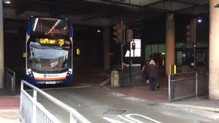 Stagecoach Bus Worksop 10666 On 25 At Doncaster From Doncaster To Worksop [upl. by Burrell]