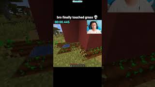 Minecraft Touch Grass Moment [upl. by Yevre]