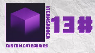 ItemsAdder  Make custom categories [upl. by Nylyrehc]