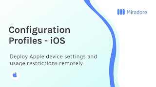 Configuration profiles for iOS devices [upl. by Eenat535]