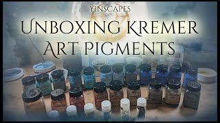 Unboxing Kremer pigments for making my own paints  Nihonga Gongbi amp Watercolor [upl. by Seymour]