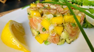 TARTARE DE SAUMON ET AVOCAT [upl. by Hills182]