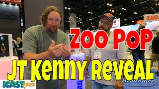 ZOO POP lure is revealed by JT Kenny Bass and Inshore Fishing ICAST 2023 [upl. by Baker]