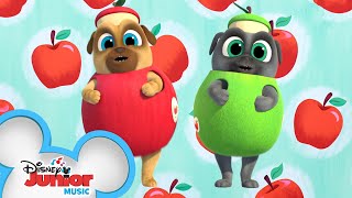 Apple Picking Pups 🍎  Music Video  Puppy Dog Pals  Disney Junior [upl. by Orual]