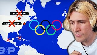 Why no one wants to host the Olympics  xQc Reacts [upl. by Elocn]