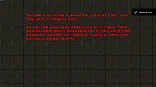 Doom 2 Altars of Madness Map06 Intermission Text [upl. by Eibloc]