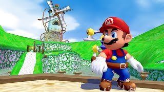 Bianco Hills  Super Mario Sunshine World 1 Shines 30 Blue Coins [upl. by Adnulahs793]