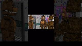 Withered animatronics meets unwithered animatronics meets ignited animatronics fnaf fnafedit [upl. by Nipahc904]