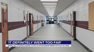 TN high school students having to pay up after senior prank gets out of hand [upl. by Daugherty]