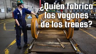 Quién fabrica los vagones de ferrocarril que funcionan en los trenes de México USA y Canadá [upl. by Fillander]