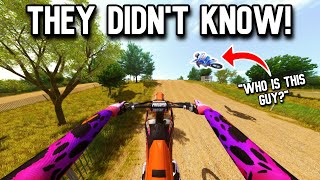 I WENT UNDERCOVER AND LAPPED THE ENTIRE FIELD IN MX BIKES [upl. by Heber641]