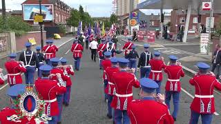 Portadown Defenders FB  South Belfast Memorial Parade 140924 [upl. by Oribel]