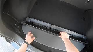 PKW Laderaumabdeckung und Sichtschutz Montage Demontage und im Gepäckfach verstauen Mazda CX5 DIY [upl. by Nylisoj]