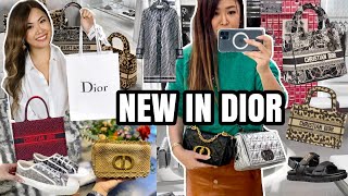 SHOP WITH ME AT DIOR 🌟 I try ALL DIORS NEW HOTTEST BAGS  Mini Unboxing [upl. by Heron881]