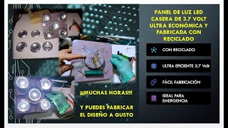 Panel LED Fabricado en Casa Super Económico [upl. by Aicenet]