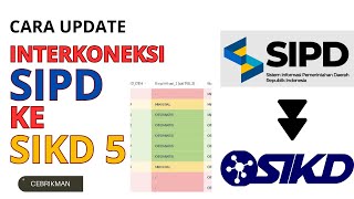 SIPD RI 2024 CARA UPDATE INTERKONEKSI SIPD KE SIKD 5 DJPK [upl. by Sairu]