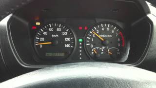 2008 Nissan CripperRio 660 Gtb U71W speedometer [upl. by Sergius]