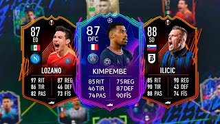 KIMPEMBE 87 ILICIC 88 amp LOZANO 87 RTTF REVIEW FIFA 22 ULTIMATE TEAM [upl. by Devi]