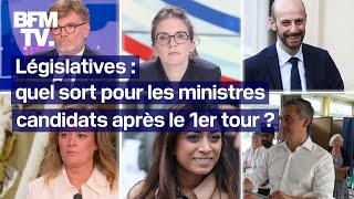 Législatives quel sort pour les ministres candidats après le premier tour [upl. by Maurizio]