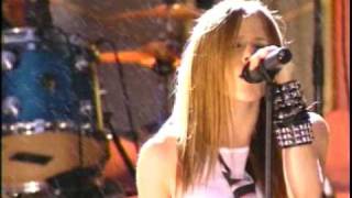 Avril Lavigne  Complicated live in mtv vmas 2002 [upl. by Odranreb]