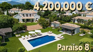 4200000€ PARAÍSO 8  Villa de Lujo en Estepona  Costa del Sol [upl. by Wharton509]