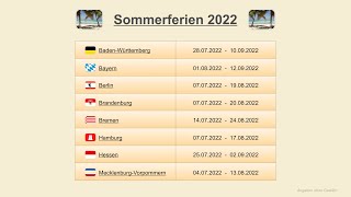 Sommerferien 2022 [upl. by Agiaf]