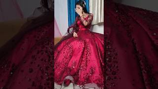 Wedding lehenga cutting and stitching DIY lehenga long dress crop top lehenga bridal lehenga [upl. by Lehman397]