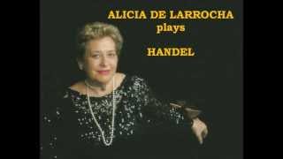 Alicia de Larrocha plays Handel  Suite No5 HMV 430 [upl. by Eleen]