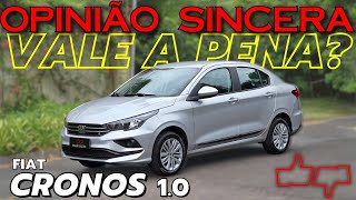 Fiat Cronos 10  versão MAIS BARATA é boa Consumo PREÇO câmbio manual PROBLEMAS equipamentos [upl. by Bale]