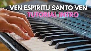 Ven Espiritu Santo Ven Barak  Tutorial de piano [upl. by Aitnahs]