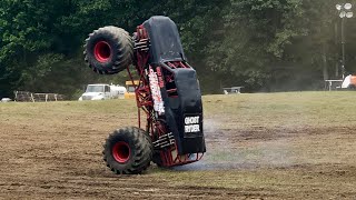 Ghost Ryder Monster Truck Freestyle Harwinton CT 81421 [upl. by Atinal]