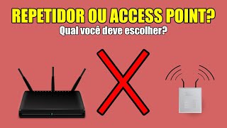 QUAL É A DIFERENÇA ENTRE ACCESS POINT E REPETIDOR [upl. by Lirret]