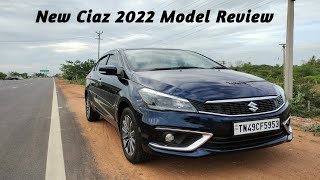 Maruti New Ciaz Alpha 2022 model  Full detailed review [upl. by Eidob573]