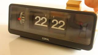 Copal Model RP205 flipalarmclock verrrry seventies [upl. by Nairehs]