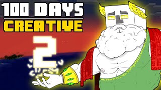 100 Days  Minecraft Creative 2 [upl. by Erodoeht]