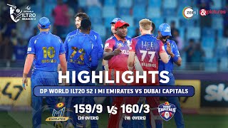 ILT20 S2  English  HIGHLIGHTS  David Warner amp Nicholas Pooran  DC vs MIE  T20  20th Jan [upl. by Korns655]