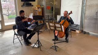 Kodaly Duo for Violin amp Cello James Keene Violin David Agia Cello [upl. by Daphie472]