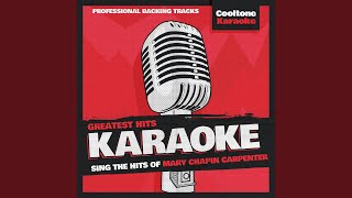 The Hard Way Originally Performed by Mary Chapin Carpenter Karaoke Version [upl. by Ebanreb738]