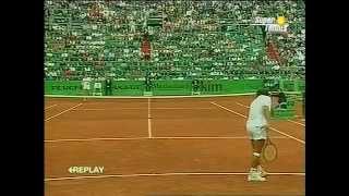 Rome 1988 F Lendl vs PérezRoldán 33 [upl. by Tioneb]