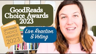 GoodReads Choice Awards 2023  LIVE REACTION [upl. by Sayres]