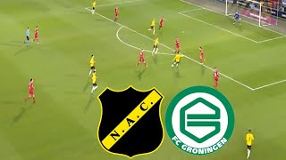 FC Groningen 41 NAC Breda Samenvatting  Highlights  Eredivisie 20242025 [upl. by Nereil570]