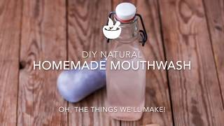 Natural DIY Mouthwash A dentists recipe [upl. by Tibbitts]