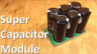 Super Capacitor Module  12v Solar Shed [upl. by Ahsitahs]