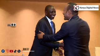 President Ruto meets and holds talks with Ethiopia Prime Minister Abiy Ahmed in Uganda [upl. by Ianaj]