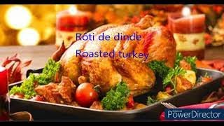 Recette pour fin dannéé Le Rôti de Dinde au fourRecipe for New year Roasted Turkey [upl. by Clite]