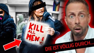 So BRUTAL wurde ich von dieser FEMINISTENDEMO verbannt 😱  Reaktion auf Ketzer der Neuzeit [upl. by Syah926]