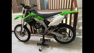 KAWASAKI KLX 450 TOP SPEED  QUANTO DEU KMH [upl. by Nerfe]